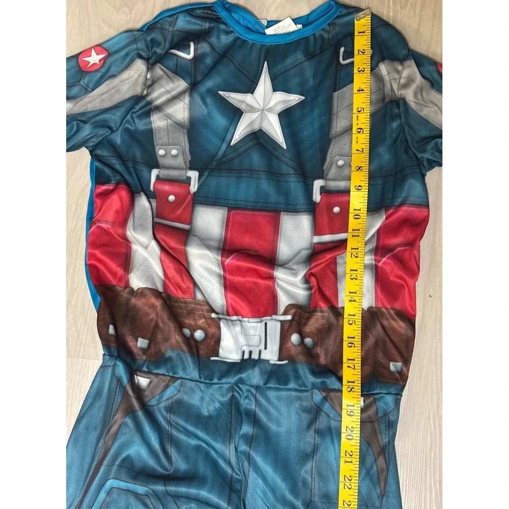 Captain America Costume With Mask Marvel Rubies Boys Large Superhero Halloween